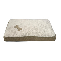 Lit réversible pour animaux de compagnie pour chiens et chats - Tapis chaud pour chien avec housse lavable, lit durable pour chat pour accessoires pour animaux de compagnie