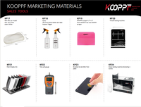 KOOPFF Accessoires Auto OEM Raclette de Pose PPF Type Lettre Outil en Caoutchouc Efficace pour Autocollants de Carrosserie et Entretien Automobile