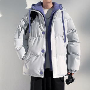 เสื้อแจ็คเก็ตกันหนาวแบบหนาสำหรับฤดูใบไม้ร่วงและฤดูหนาว ป้องกันลมหนาว แฟชั่นทันสมัย ทนทานต่อการใช้งาน ทรงหลวม มีฮู้ด ยาวพิเศษเพื่อความสบาย - Product Image 4