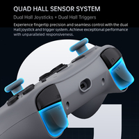 Control Inalámbrico para Juegos MACHENIKE G1 con Frecuencia de Sondeo de 1K, Joystick con Gatillos de Efecto Hall para Switch, PC, iOS y Android