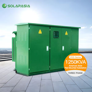 Hoogpresterende Amerikaanse box-type distributietransformator 1250 kVA 3-fasig, op een pad gemonteerd, voor buitengebruik - Product Image 6