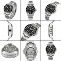 Jam Tangan Mekanik Pria Desain Skeleton, Casing Belakang Transparan, Indikator Cadangan Daya, Tali Kulit Asli, Mewah