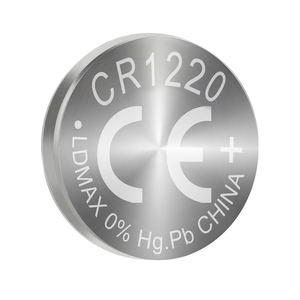 高品質3.0V <span class=keywords><strong>CR1220</strong></span>リチウムコインセル、リチウム電池<span class=keywords><strong>CR1220</strong></span> 3Vボタンセル、40mAh Li/MnO2ボタンバッテリー | 5パック - Product Image 2