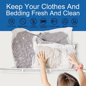Sacchetti Sottovuoto Portatili con Pompa per Biancheria e Vestiti, Salvaspazio per Armadio - Product Image 3
