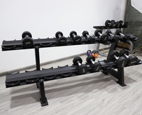 Support d'haltère pour équipement de fitness stockage d'haltères noyau creux M8 M10 support d'haltère coussin en caoutchouc plastique