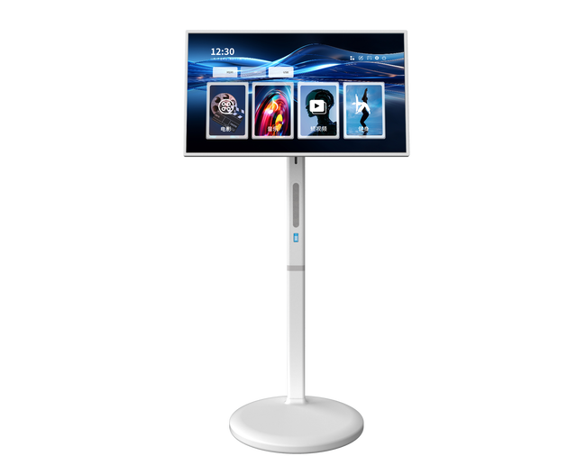 32inch Smart Tv Wireless Rollable Touch Screen Moveable Android Lcd Monitor 1080p Mobile Screen Portable Tv With Battery