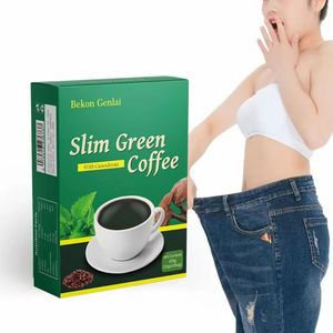 กาแฟสมุนไพรสกัดเข้มข้นผสมชาเขียวป่าและเห็ดหลินจือ 10 ซอง ช่วยลดน้ำหนัก ดีท็อกซ์ บรรจุภัณฑ์สุญญากาศ อาหารเพื่อสุขภาพ - Product Image 1