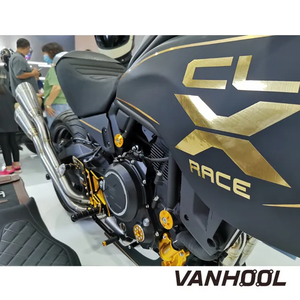Pour CFMOTO <span class=keywords><strong>CLX</strong></span>-<span class=keywords><strong>700</strong></span> CLX700 2020-2022 <span class=keywords><strong>Moto</strong></span> Échappement Échappement en titane Acier inoxydable Tuyau d'échappement - Product Image 5