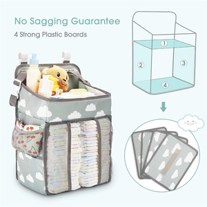 Nibbsi — organiseur de Table pour nouveau-né, <span class=keywords><strong>sac</strong></span> de rangement suspendu pour couches bébé, caddie <span class=keywords><strong>à</strong></span> <span class=keywords><strong>langer</strong></span> - Product Image 5