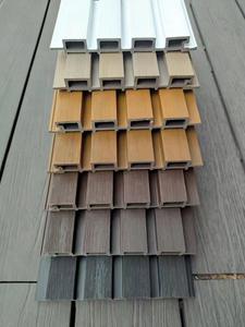 Panel de Revestimiento WPC para Pared Exterior, Lamas Acanaladas de Compuesto de Madera y Plástico para Valla y Jardín - Product Image 5