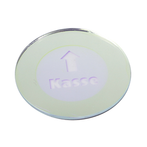 Logo proiettore modello occhiali cerchio piastra illuminazione pubblicità colori completi lente logo - Product Image 3