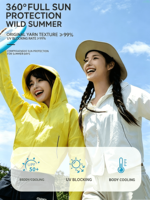 Ensemble familial assorti parent-enfant, protection solaire UPF50+, hauts unisexes pour adultes en soie glacée, col montant, anti-UV, séchage rapide, légers