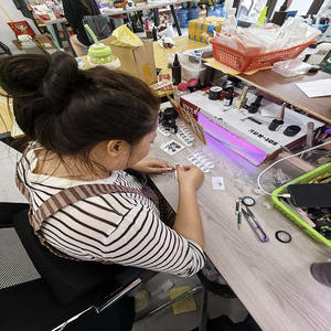 Pure Handgemaakte Kunstmatige Nagels Schoonheidsproducten Lange Tip High-End Luxe Whitening Pers Op Nagels Groothandel - Product Image 4