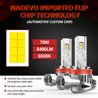 70W V03 H11 auto H10 9012 HB3 faro CANbus Accesorios Súper brillantes 9006 luz 9005 foco H11 luce H7 faro LED Coche