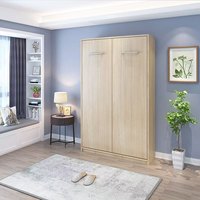 Lit Murphy multifonctionnel gain de place avec pieds en U, accessoires de quincaillerie pour lit mural pour petits appartements