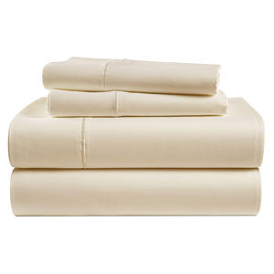 Ensemble <span class=keywords><strong>de</strong></span> draps en microfibre tissée 300 fils, taille Queen, naturellement respirant, durable, toutes saisons, ultra-doux, luxe hôtelier - Product Image 1