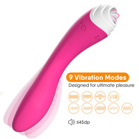 Jouet sexuel pour adultes personnalisé, rechargeable, en silicone, pour le plaisir, langue qui léche, stimulation du point G, succion de la vulve, vibromasseur pour femmes