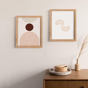 Minimalist Photo <b>Frame</b> Natural Oak Solid Wood Photo <b>Frame</b> <b>for</b> Art Photo and Prints - Product Image 3