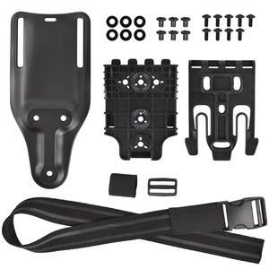 Kit de sistema de bloqueo rápido QLS con bucle de cinturón de paseo medio de 2 ", incluye horquilla y placa receptora de servicio correa elástica para pierna - Product Image 2