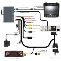 Kits Sans Fil Carplay Android Auto pour Volkswagen Touareg 2011-2017 Écran 8 Pouces Radio Navigateur Airplay Mirror Link