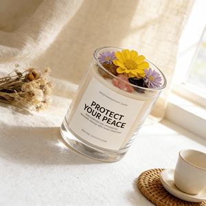 Lilin Aromaterapi Lilin Kedelai Buatan Tangan Berkualitas Tinggi Grosir dengan Batu Kristal Modern untuk Pesta, Ulang Tahun, Termasuk Hari Valentine - Product Image 5