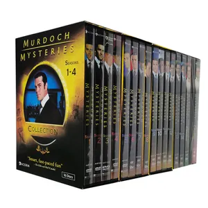 Murdoch Mysteries Temporada 1-15 + 3 Filmes 70 Discos Fábrica Atacado DVD Filmes Série de TV Cartoon Região 1 DVD Frete Grátis