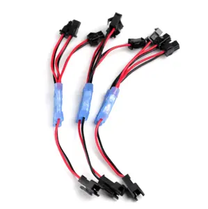 Custom 6 Pin JST GH 1.25mm Connector Industrial Electrical LED Light Bar Wire Harness Cable Assembly Manufacturer With UL