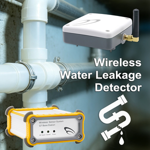 Détecteur de fuite d'eau sans fil, alimenté par batterie, en plastique, indice de protection IP67, arrêt automatique - Product Image 1