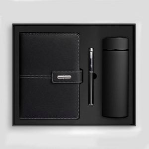 Cuaderno de Cuero PU Personalizado, Set de Regalo Corporativo, Diario A5, Artículos de Regalo Empresariales de Lujo al por Mayor, Cuaderno con Bolígrafo - Product Image 2