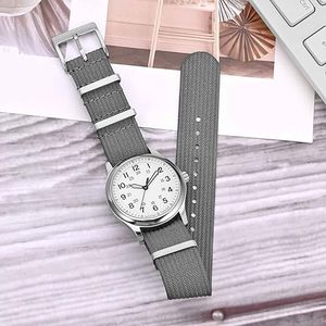 ساعات 18 أو 20 أو 22 عصرية منسوجة من النايلون ، حزام ساعة فاخر جيد التهوية من القماش ، إبزيم من الفولاذ ، ساعات ذكية متوافقة - Product Image 2