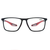 Nuevas Gafas de Moda Delgadas con Montura Óptica para Hombre de Negocios, Anti Luz Azul, para Lectura y Prescripción