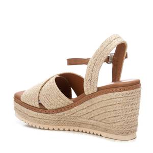 Sandalias de Plataforma con Cuña para Mujer, Color Beige 171543, Estilo Espadrille, para Verano - Product Image 3