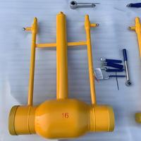 Vanne à bille en acier au carbone API60d DN500 DN40 DN600 de l'usine chinoise, Wcb/Acier inoxydable CF8, pour le gaz de pétrole, l'huile, ANSI CE OEM