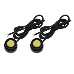 Approvisionnement d'usine haute puissance super blanc rouge jaune bleu vert <span class=keywords><strong>voiture</strong></span> led DRL ampoule <span class=keywords><strong>de</strong></span> secours 12V 3W auto led eaglel eyes light - Product Image 1