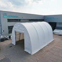 Grande tente en tissu industrielle à structure en acier moderne sur mesure pour l'utilisation en entrepôt