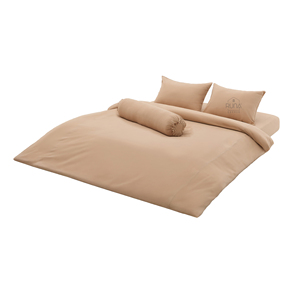 OEM ODM Bedding Manufacturer Set Premium Cream Cotton Bedding set 4 PCS Cotton <b>Bed</b> Sheet 2 Pillow Case Duvet <b>Cover</b> Soft Natural - Product Image 5