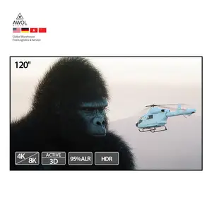 Awol Tầm Nhìn Màn Hình Máy Chiếu 120 Inch Điện Ảnh Alr Ust Màn Hình Chiếu Phim Rạp Chiếu Phim 4K UHD Rạp Hát Tại Nhà