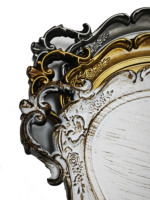 Assiette de Présentation Ovale en PP Doré Écologique, Motif Personnalisé pour Mariage, Fête, Rangement de Bonbons et Biscuits, Style Sud-Ouest – Vente en Gros