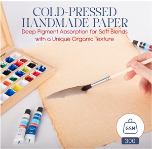 Papel artesanal biodegradable hecho a mano de 4x6 pulgadas 300 GSM con borde cubierto revestimiento de PE áspero/texturizado para invitaciones de boda - Product Image 5