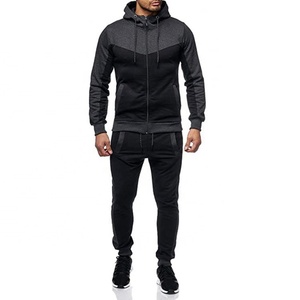 Custom Solid Spring Breathable <b>Plus</b> <b>Size</b> Men's Fitness <b>Jogger</b> Suit Tracksuit Sportswear Spandex/Cotton Fleece Quick Dry for - Product Image 3