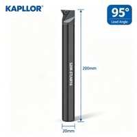 Porte-outil à visser à 95 degrés avec lame triangulaire double face S20R-STLNR16 en acier à ressort pour tour