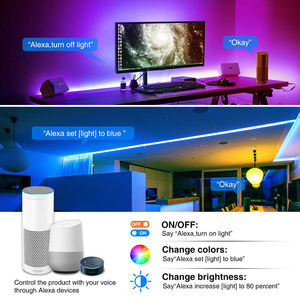 RGB Led tira de luces 10M 32,8 pies con Wifi inteligente de Control de la aplicación y la música de sincronización FR controlador remoto funciona con Alexa <span class=keywords><strong>google</strong></span> - Product Image 2