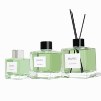 Bouteille en verre personnalisée de 50 ml et 200 ml pour parfum, huile essentielle, diffuseur à bâtonnets, ensembles de diffuseurs d'arômes pour la maison