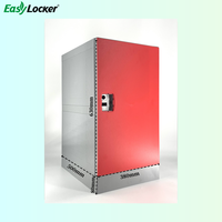 Petite école ABS casier personnalisé 3 portes de stockage coloré casier à bagages en plastique avec ABS serrure prix d'usine