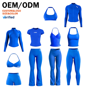 Completo Yoga <span class=keywords><strong>Donna</strong></span> in Spandex/Nylon Senza Cuciture: Top a Maniche Corte e <span class=keywords><strong>Pantaloni</strong></span>/Shorts Sportivi a Vita Alta, Traspiranti e ad Asciugatura Rapida - Offerta Speciale - Product Image 1