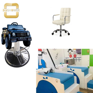 Nuevo producto <span class=keywords><strong>de</strong></span> silla <span class=keywords><strong>de</strong></span> peluquería para niños con asiento elevador <span class=keywords><strong>de</strong></span> salón ajustable con cojín <span class=keywords><strong>de</strong></span> cuero para niños - Product Image 2
