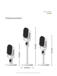 Chauffage de bureau sur pied d'hiver et d'été Télécommande Nouveau plastique Circulation de bureau Air froid chaud Fonction de tête à secouer disponible - Product Image 2