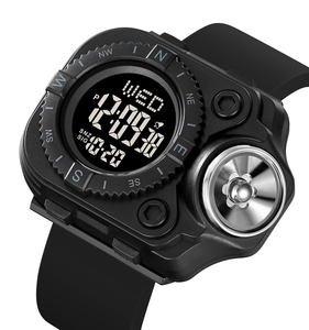 Relojes Skmei 2187 Nieuw Design Horloge Extra Functie Outdoor Sport Mannen Digitaal Horloge Met Led Zaklamp Zonne-Flitslicht - Product Image 3
