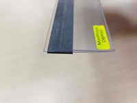 Meethope, estante plano de PVC, tira de datos de plástico adhesiva, etiqueta de precio, soporte de etiquetas, inserto, pantalla de precio de papel de altura de 50mm