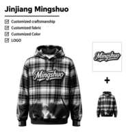 Sweat-shirts à capuche personnalisés OEM pour hommes, grandes tailles, jersey uni, col montant, impression 3D en relief, écologiques